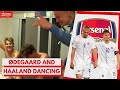 A VIBE! | Martin Ødegaard Filmed Dancing Alongside Erling Haaland To 'Der Haaland' | Arsenal Social