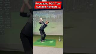 Recreating PGA Tour Average Numbers Inside…How do you compare?? #golf #golfswing #golfer #golftips
