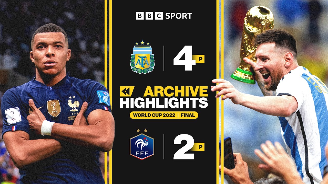 Messi lifts first World Cup 🇦🇷🇫🇷 | Argentina 3-3 France (4-2 pens) | 2022 World Cup | BBC Football - YouTube