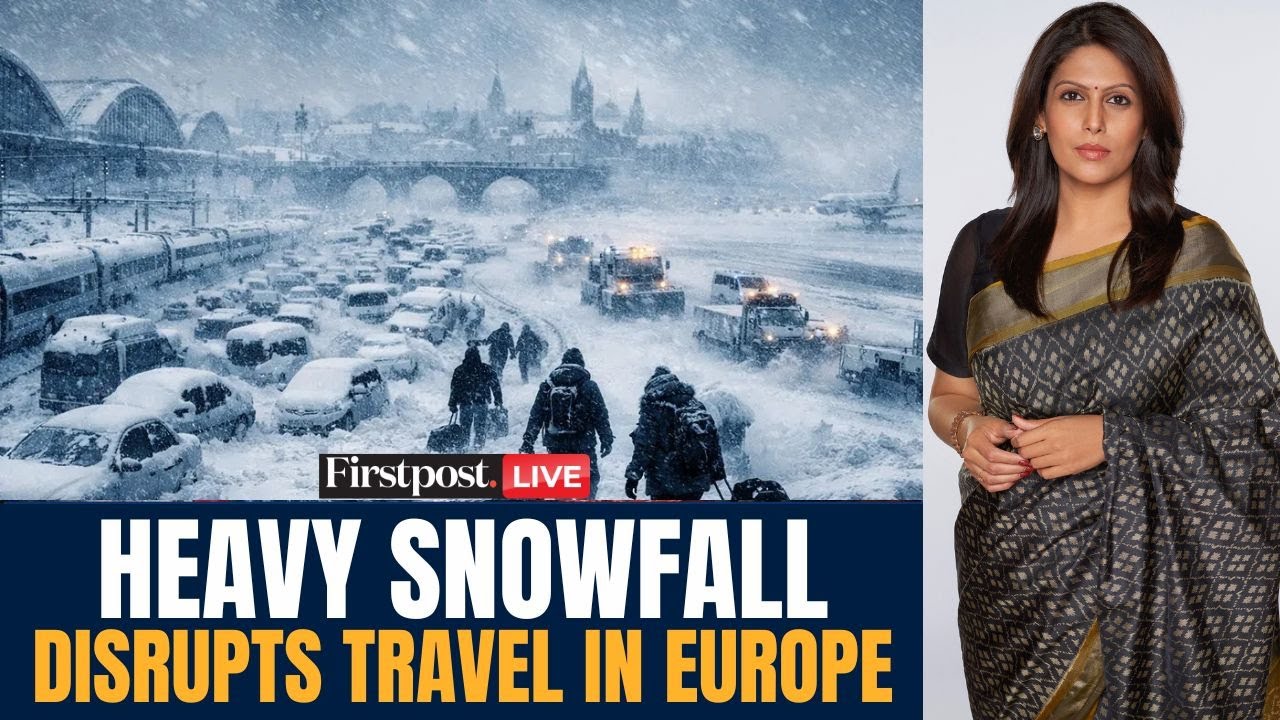 LIVE: Europe on Standstill After Heavy Snow Causes Mass Travel Chaos | Vantage with Palki Sharma