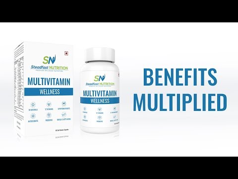 Steadfast Nutrition Multivitamin capsules, Pack of 60