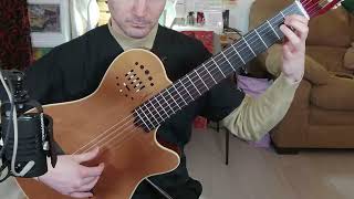 Video thumbnail for Godin Multiac Grand Concert Deluxe UNPLUGGED playing flamenco by Ramzi El Rumbero