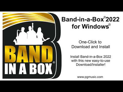 Band-in-a-Box® 2022 Feature: Install Manager – One-Click to Access and Install