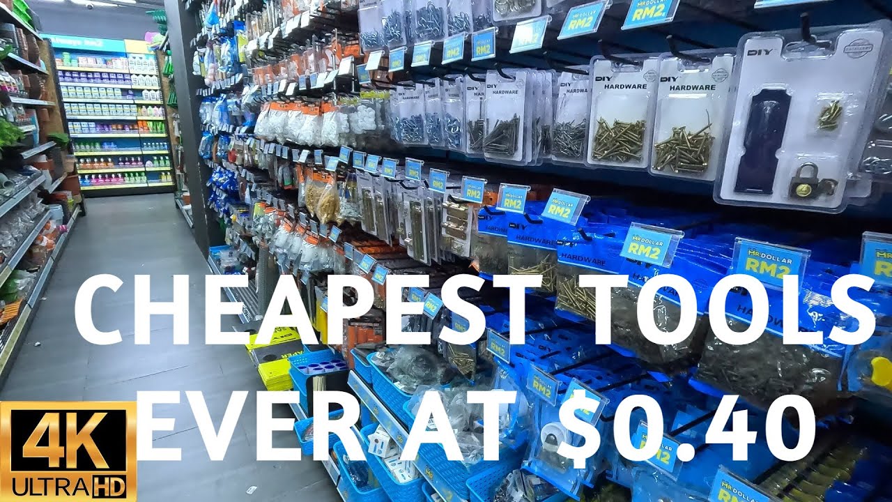 🇲🇾 The cheapest prices for tools@ $0.40 Kuala Lumpur Malaysia 4K 🇲🇾