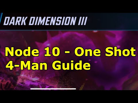 Dark Dimension 3 - Node 10 One Shot Strategy & Walkthrough | DD3 Node 10 | Marvel Strike Force - FTP