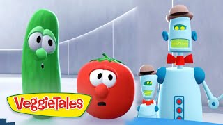 VeggieTales | Don&#39;t be Scared of the Future! | The Veggies Meet Robots