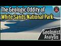The Geologic Oddity in New Mexico; White Sands National Park
