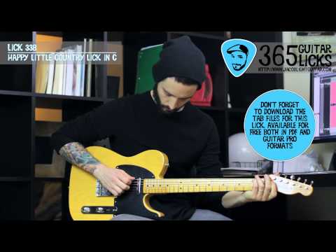 Lick 338/365 - Happy Little Country Lick in C | 365 Guitar Licks Project