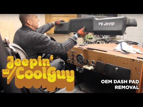 Jeep CJ7 Dash Pad removal