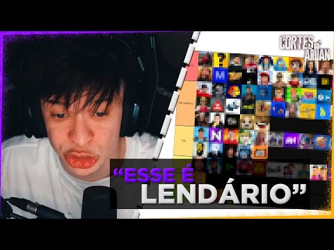 QUAL É O MELHOR YOUTUBER DE 2022?! ARUAN E CHAT RANKEIAM OS YOUTUBERS DE 2022 - Cortes do Aruan