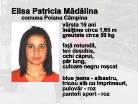 Anunț – disparută Elisa Patricia Mădălina
