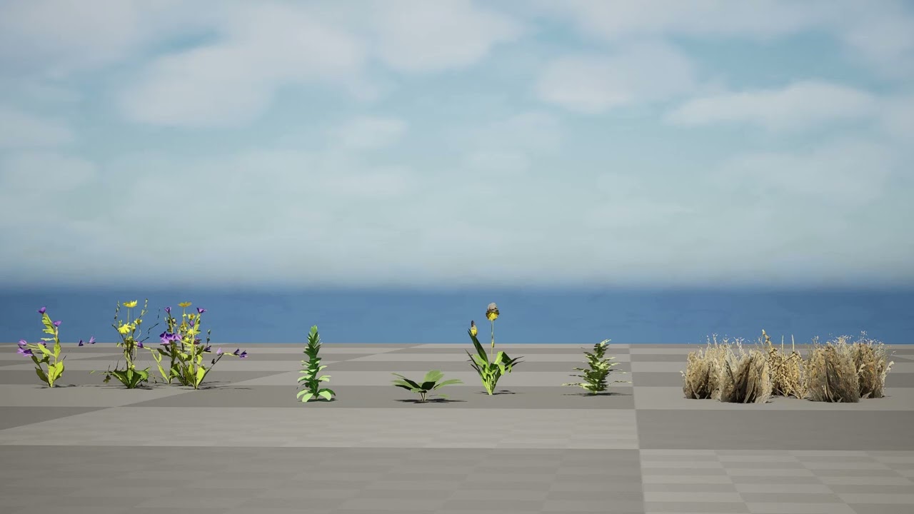 Fogliame pronto per la selvaggina Modello 3D