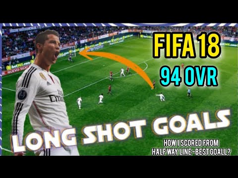 94 OVR Ronaldo vs 90 OVR de gea in fifa 18- My best long distant goal. Portugal vs Spain