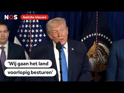 President Trump over de aanval in Venezuela