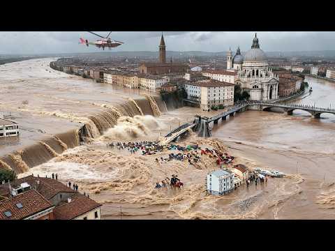 CHAOS in Italy ❗ Flash FLOODS Turn Cities into Raging Rivers — Homes & Cars Swept Away!