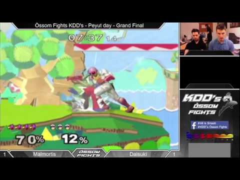 CMT - Peyut Edition - Grand Final - Daisuki (C.F) vs Malmortis (Sheik, Marth, Falco, Fox, Peach)