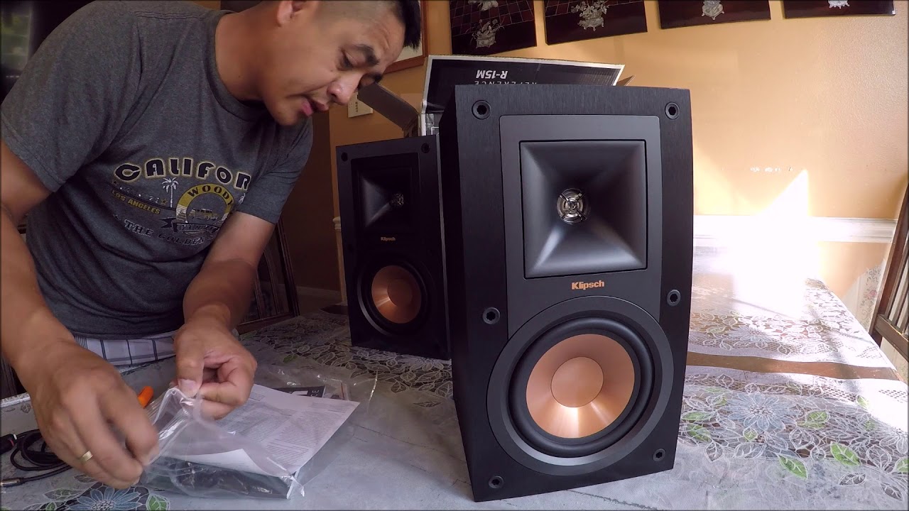 video Loa bookshelf Klipsch R-15M chính hãng 0