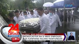 Download lagu Batikang Broadcaster na si Mike Enriquez, inihatid na sa kanyang huling hantungan | 24 Oras Weekend mp3 Download lagu Batikang Broadcaster na si Mike Enriquez, inihatid na sa kanyang huling hantungan | 24 Oras Weekend mp3