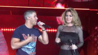 Shania Twain ft Nick Jonas Party for two StageCoach 2017