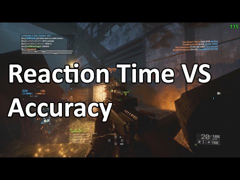 Reaction Time VS Accuracy - Battlefield 4