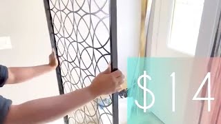 I HAVE NO REGRET Turning This Garden fence from Lowe’s into a room divider!