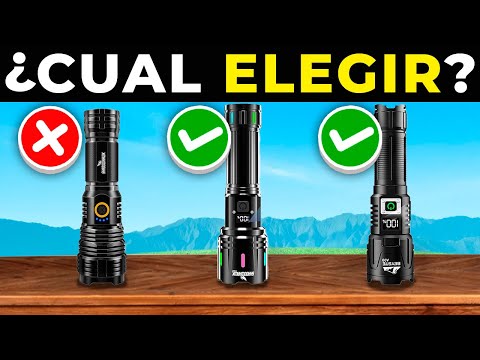 😮 Las 5 MEJORES LINTERNA TÁCTICAS de ALTA POTENCIA 2025 | LINTERNA LED Recargables Baratas AMAZON