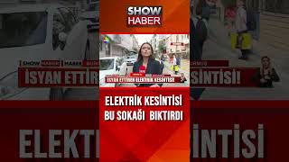 İsyan ettiren elektrik kesintisi! #showanahaber #shorts