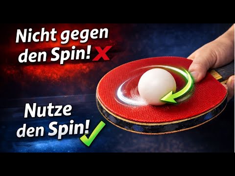 Neue Denkweise beim Rückschlag Nicht gegen den Spin – sondern absorbieren