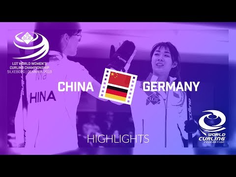 HIGHLIGHTS: China v Germany - round robin - LGT World Women's Curling Championship 2019