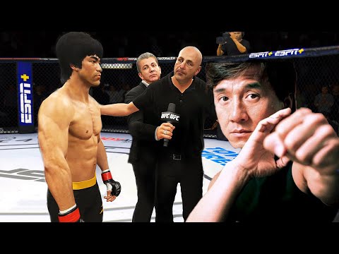 UFC4 Bruce Lee vs Jackie Chan EA Sports UFC 4