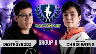 DestroyGodz (Guile) vs. Chris Wong (Luke) - Group B - Capcom Cup X
