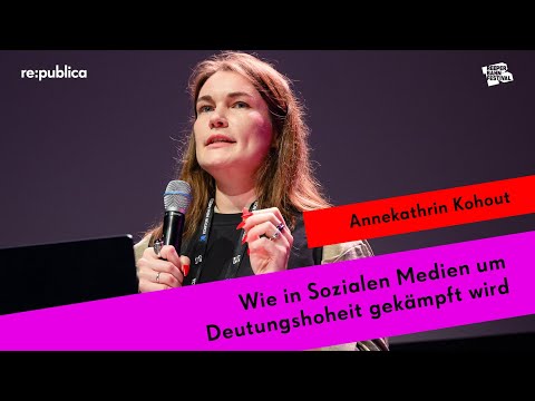 re:publica Hamburg 2025: Wie in Sozialen Medien um Deutungsmacht gekämpft wird @ReeperbahnFestival