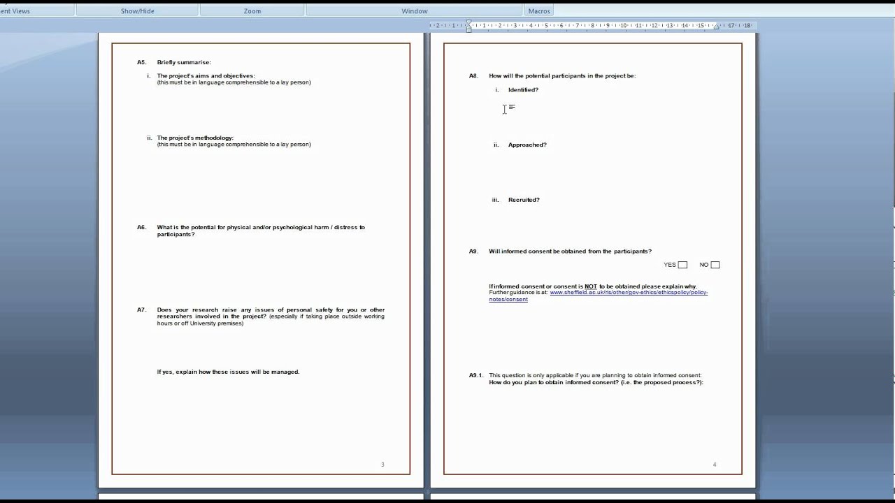 How to complete your research ethics form