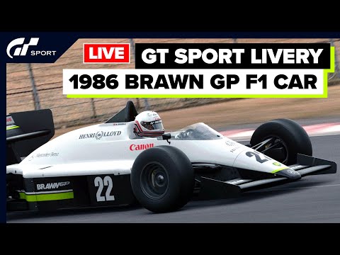 Decoración BrawnGP en F1 de 1986