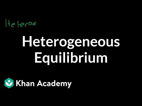 Heterogenous Equilibrium