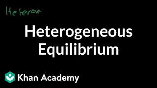 Heterogenous Equilibrium