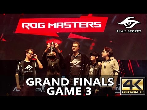 Dota 2 | Team Secret vs Execration (FINAL GAME & CEREMONY) | ROG MASTERS GRAND FINALS
