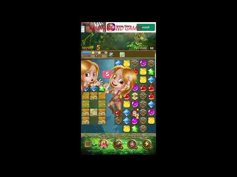Jewels Jungle : Match 3 Puzzle. Levels 92-94
