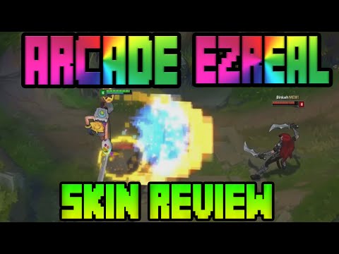 Arcade Ezreal Skin Full Review Gameplay | League of Legends | New Skins