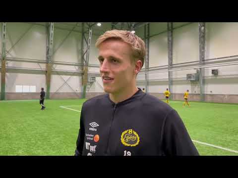 🎙Målskytten Jeppe Okkels om målet och om prestationen i träningsmatchen mot Odd