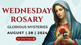 HOLY ROSARY WEDNESDAY 🔴 GLORIOUS  MYSTERIES OF THE ROSARY 🌹   AUGUST 28, 2024 | PRAY FOR TRUST