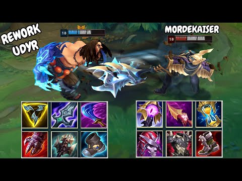 REWORK UDYR vs MORDEKAISER FULL BUILD FIGHTS!