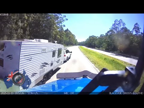 Aussiecams - Heart-Stopping Footage Truck Driver Prevents a Total Disaster!
