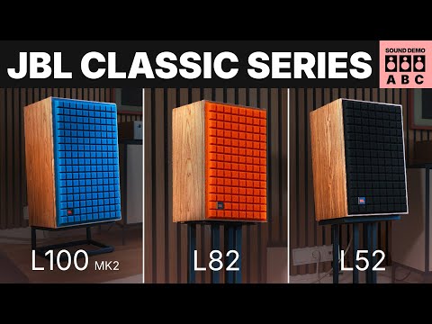 JBL Classic L100 mk2 vs L82 vs L52 Sound Demo | The New Sound