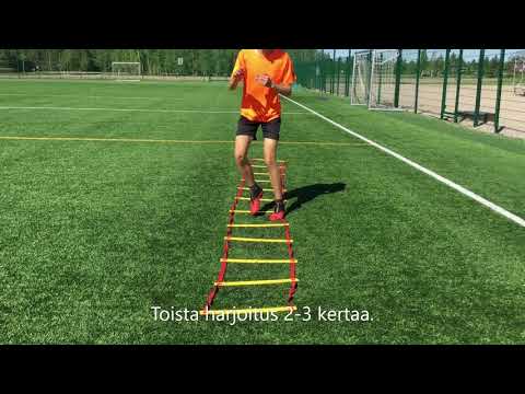 Askeltikkaat ja koordinaatioharjoittelu Puolelta toiselle polvennosto