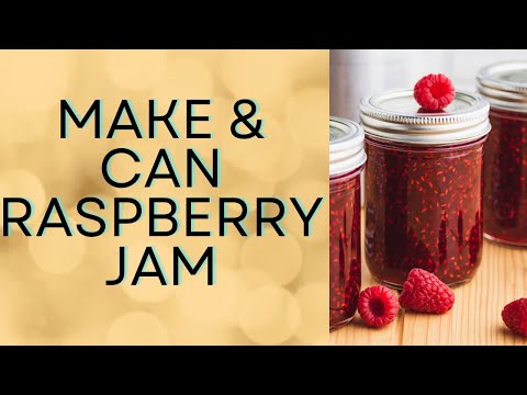 Canning Raspberry Jam // Canning Tutorials