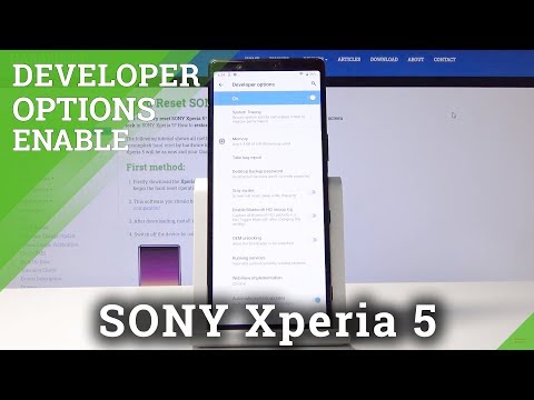 Developer Options in SONY Xperia 5 – OEM Unlock / USB Debugging