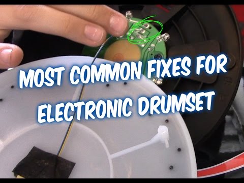 How to fix electronic drums set drum