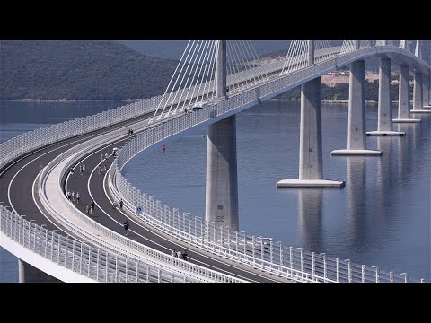 Pelješkim mostom već šetaju pješaci