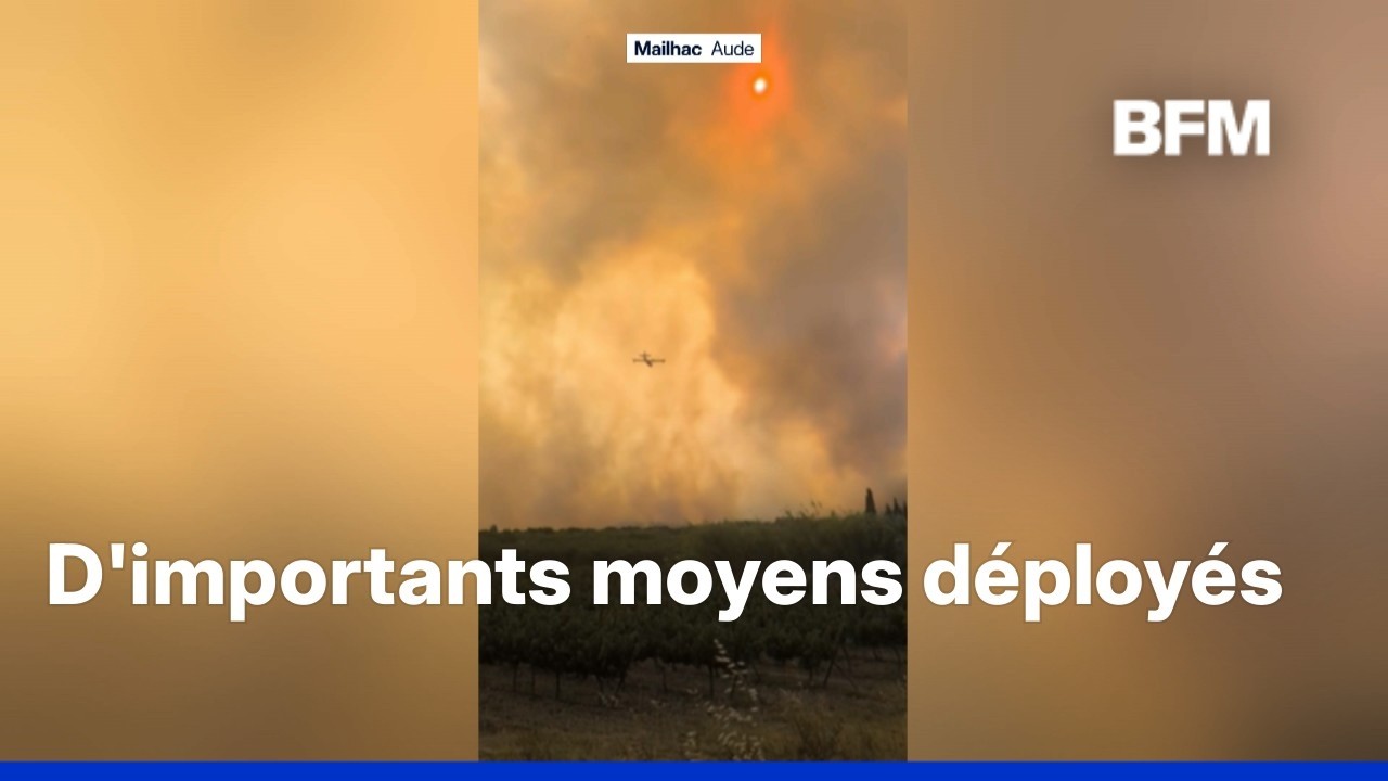 Illustration: Incendies dans l'Aude et l'Hérault : 700 hectares brûlés, les pompiers face à un été sous tension